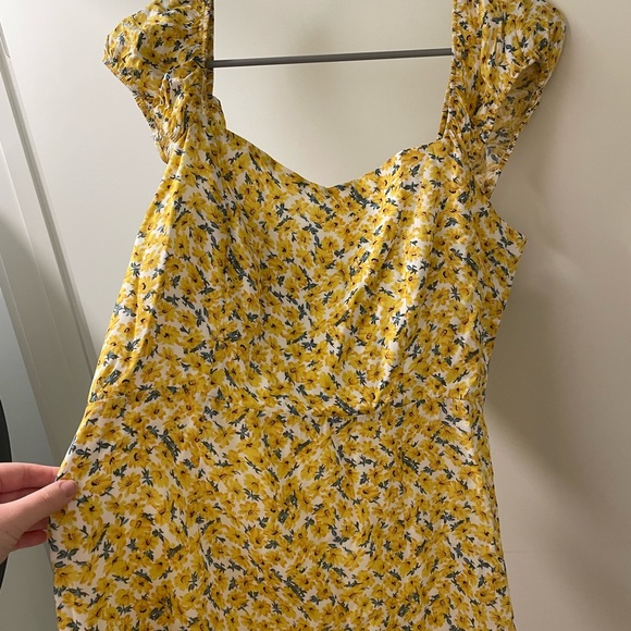 Yellow floral dress - Picture 2 of 3